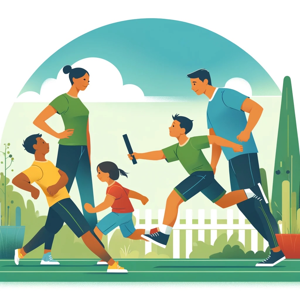 Family Relay Races: Team Building Games and Outdoor Running Activities for Kids Ages 6+